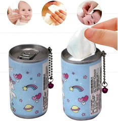 Unicorn Mini Wet Wipes Can for Babies and Kids