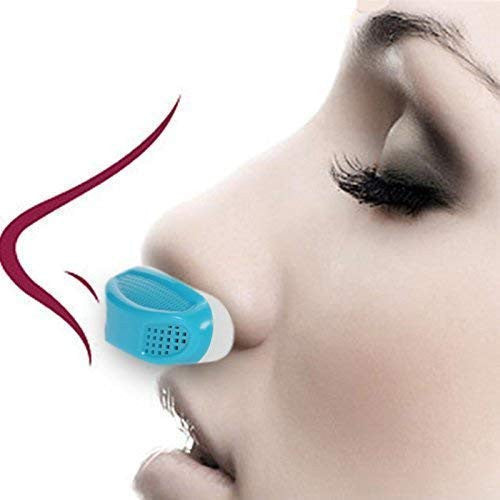 2-in-1 Snore Stopper & Air Purifier Nose Clip for Comfortable Sleep
