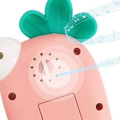 Baby Smart Phone Toy with Soft Silicone Rattle & Educational Features