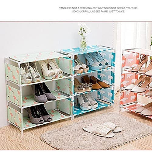 Multi-Color 3-Tier Shoe Storage Rack Wall Organizer for Home