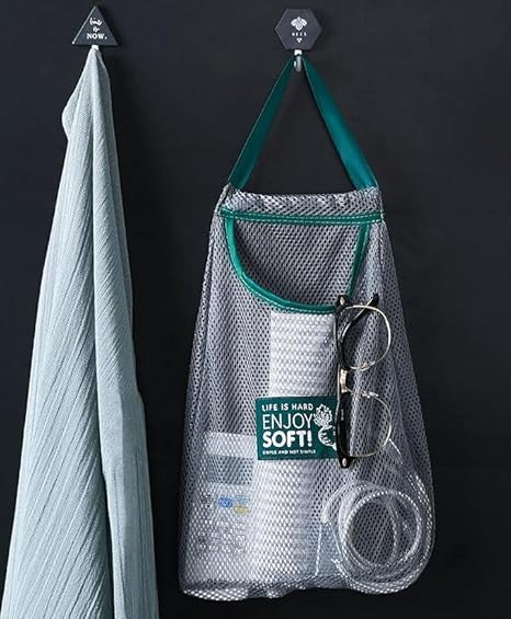 Hanging Mesh Storage Bag for Produce and Household Use
