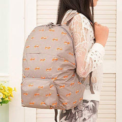 Foldable Waterproof College Backpack - Compact & Durable Bag