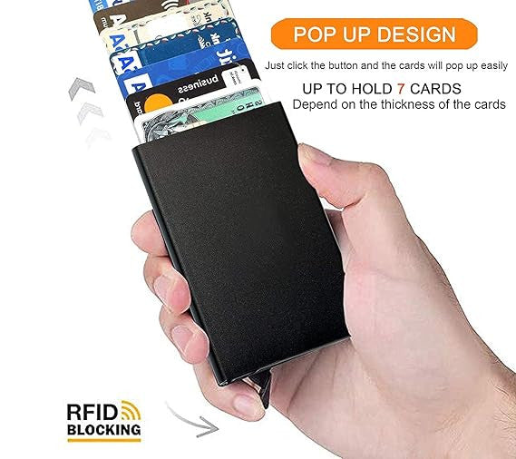 ATN Slim RFID Credit Card Holder & Card Case for Secure Storage