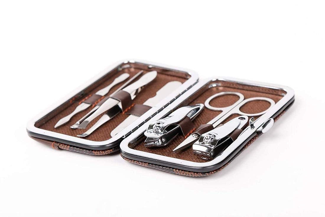 7-in-1 Professional Manicure & Pedicure Set for Nail & Facial Care