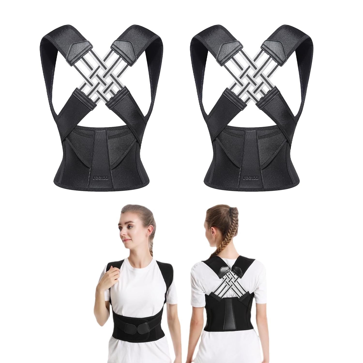 Adjustable Posture Corrector Shoulder Brace for Upper Back Support