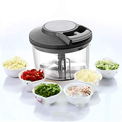Big Pull Handheld Eco-Friendly Vegetable & Fruit Chopper with Stainless Steel Blades