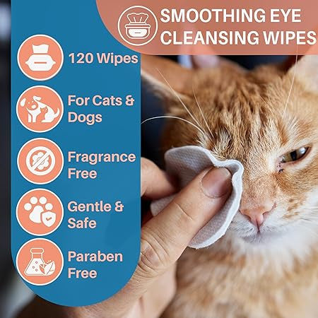 Pet Eye Wipes 200Pcs – Gentle Eye Cleaning for Pets