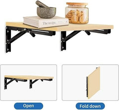 20cm Metal Folding Shelf Bracket Wall Mount for Shelving