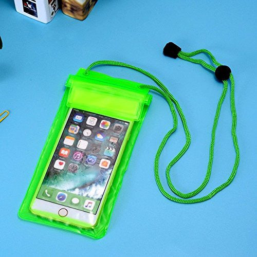 Waterproof Transparent Phone Pouch for 6.5" Smartphones - Multi-Color