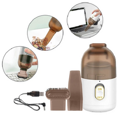 Portable Cordless Desktop Vacuum Cleaner with Visible Dust Bin