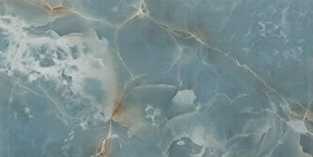 Blue Marble Foil Sticker Wallpaper 60x200cm for Kitchen & Bathroom