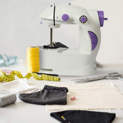 4-in-1 Portable Mini Sewing Machine for Quick Repairs and Crafts