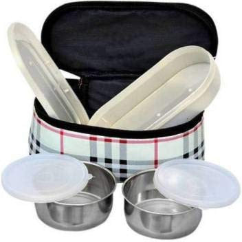 3-Piece TIFIN Lunch Box Set for Convenient Meal Storage