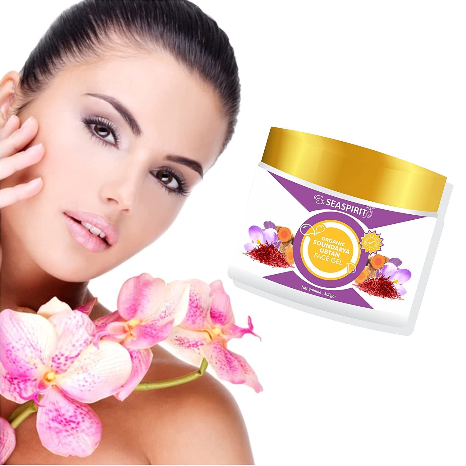 Soundarya Orange Ubtan Face Gel for Brightening & Oil Control