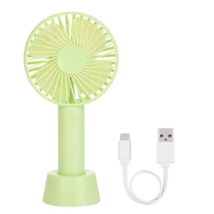 Portable Mini USB Handheld Fan with Stand for Travel and Office