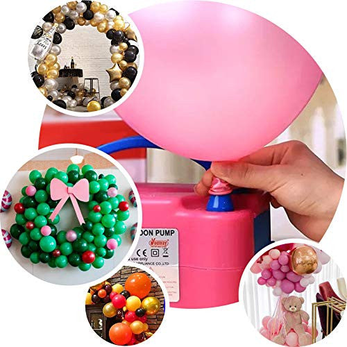High Power Electric Balloon Pump with 2 Nozzles for Fast Inflation
