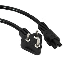 Black 1.5m Laptop Power Cable for HP, Dell, Lenovo & More