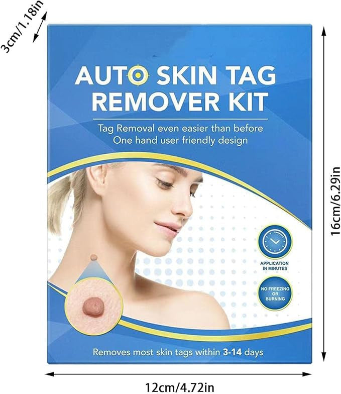 Painless 2-in-1 Auto Skin Tag Remover Kit for Safe, Easy Removal