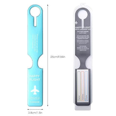 Silicone Travel ID Label & Luggage Tag - Durable & Easy to Spot