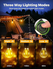 Portable Camping Hanging LED Bulb for Tents and Outdoor Decor