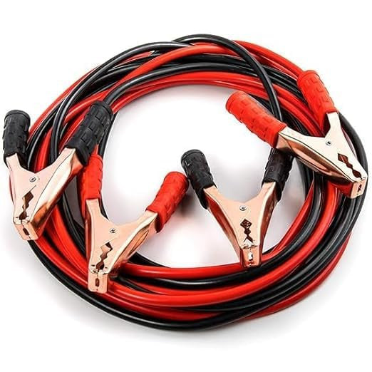 1500 Amp Heavy Duty Copper Jumper Cables with Alligator Clamps for Cars and Trucks