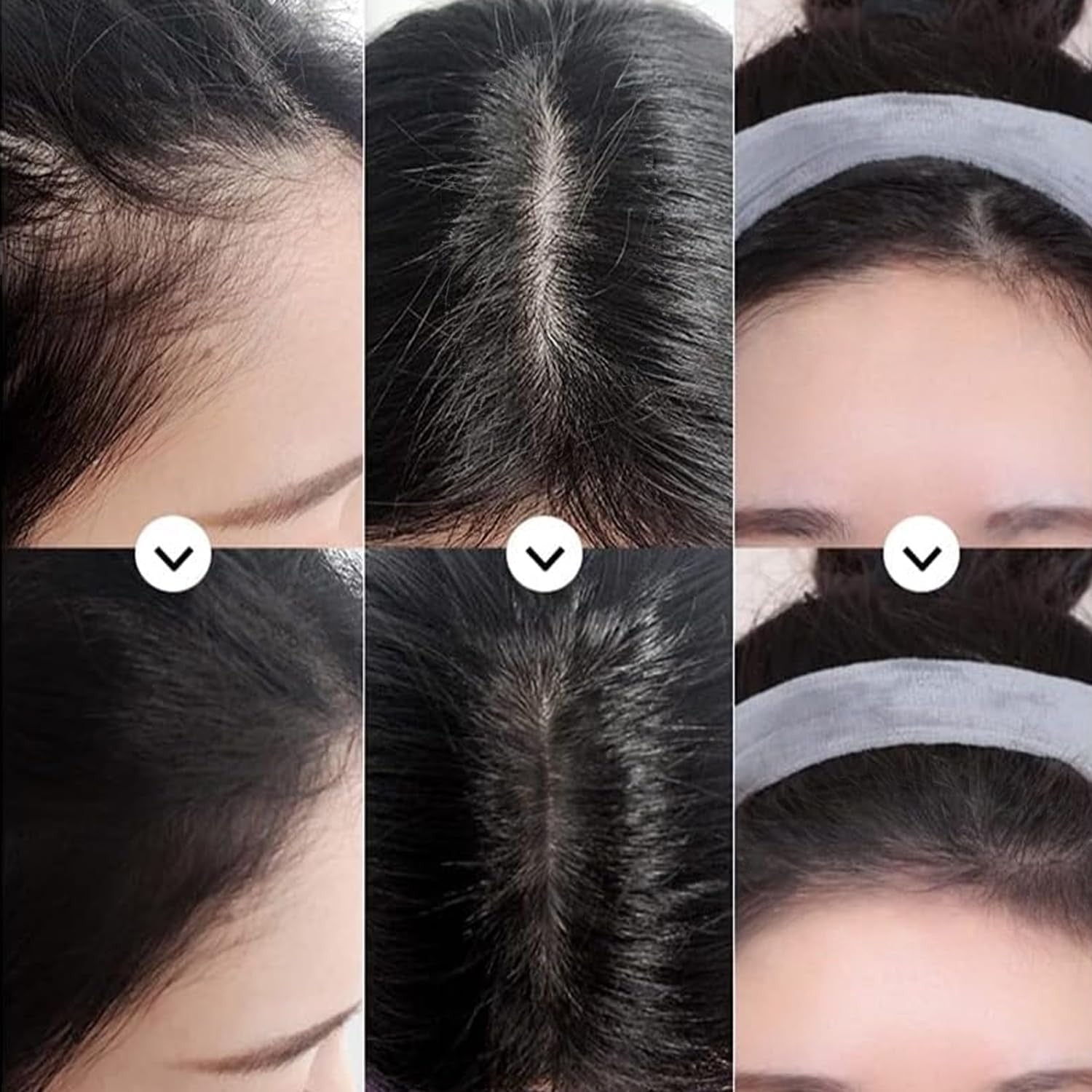 Hair Root Touch Up Powder Set for Flawless, Full-Bodied Hair