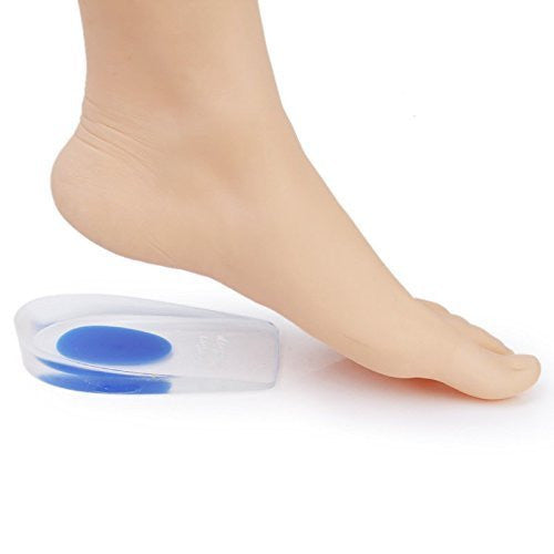 Blue Gel Heel Insole Protector Pad for Shock Absorption & Comfort