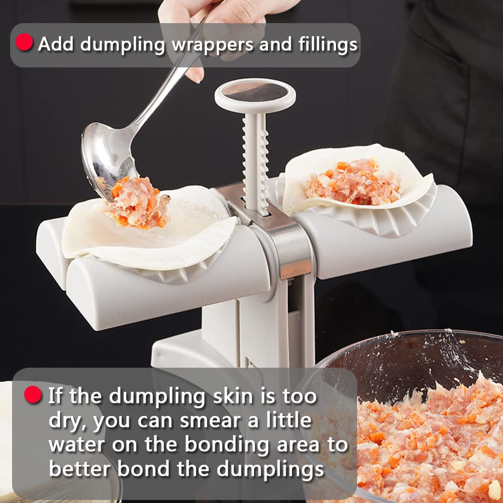2-in-1 Stainless Steel Dumpling & Ravioli Maker Mold