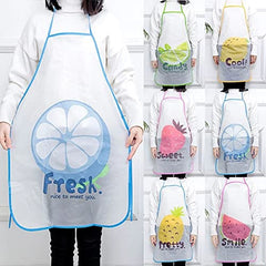 Fruit Print Waterproof Cooking Apron for Kitchen & Baking