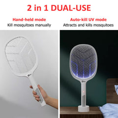 Rechargeable UV Light Mosquito Racket Bat with Electric Killer Lamp