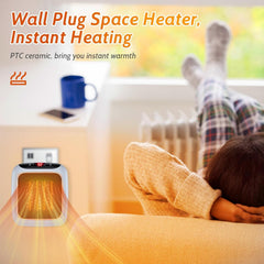 Portable 800W Handy Heater with Digital Display & Adjustable Timer