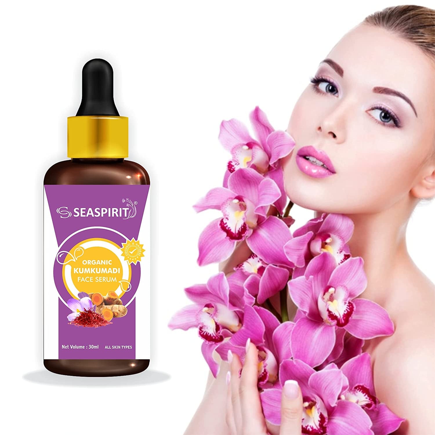 Kumkumadi Anti-Ageing Face Serum 30ml - Natural & Organic