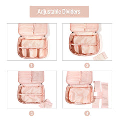 Waterproof Portable Travel Cosmetic Bag & Makeup Organizer