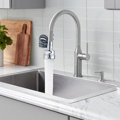 Expandable Kitchen Faucet with Sprayer - Adjustable Sink Faucet