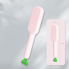 Self-Cleaning Anti-Static Massage Hair Comb for Tangle-Free Styling