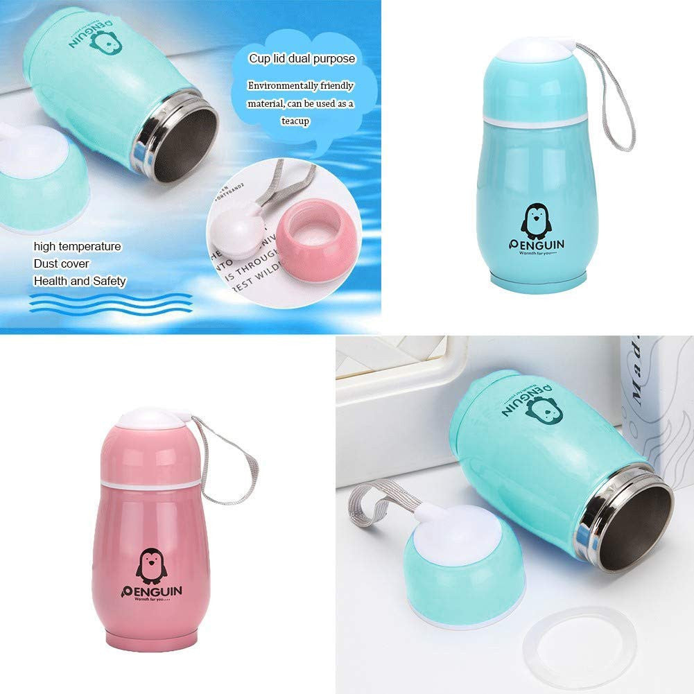 Cute Penguin 300ml Leakproof Stainless Steel Water Bottle