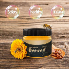 Bee Wax with Sponge for Wood Care and Polishing
