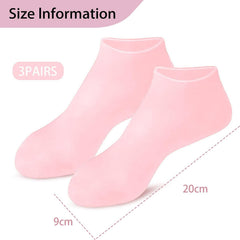 Silicone Moisture Socks for Soft, Hydrated, and Cracked Feet