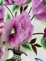 3D Flower & Vase Wall Sticker - 1 Pc