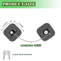 Child Safety Door Lock with Keys – Secure & Easy to Use
