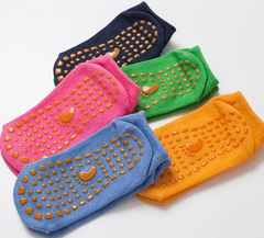 Anti Skid Cotton Floor Yoga Socks - 1 Pair