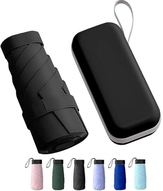Mini Square Case Umbrella – Compact Folding Pocket Umbrella