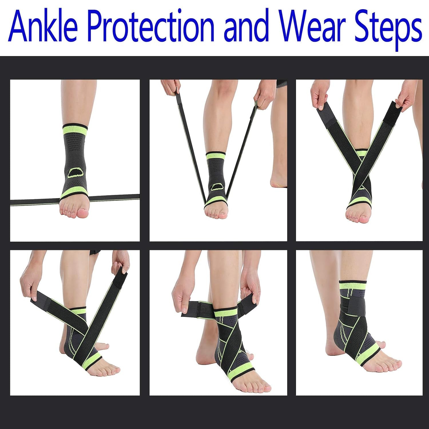 ComfortFit Ankle Support Brace for Plantar Fasciitis & Sprains