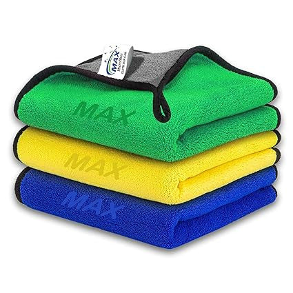 40x40 Microfiber Car Cleaning Towel - Ultra Absorbent & Soft