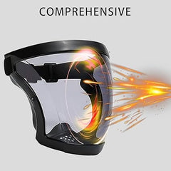 Transparent Full Face Shield Mask for Clear Protection