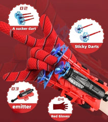 Spider Web Shooter Toy Set with Gloves and Hero Launcher