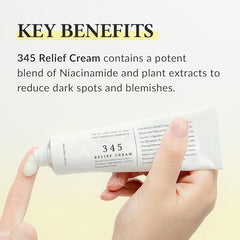 345 Relief Daily Face Moisturizer - Korean Skin Care Cream