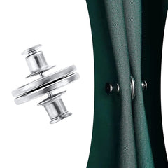 Magnetic Curtain Close Buckle - Detachable, Nail-Free, Strong Magnet - 1 Pc