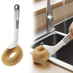 Long Handle Palm Brush for Pot Cleaning and Scrubbing