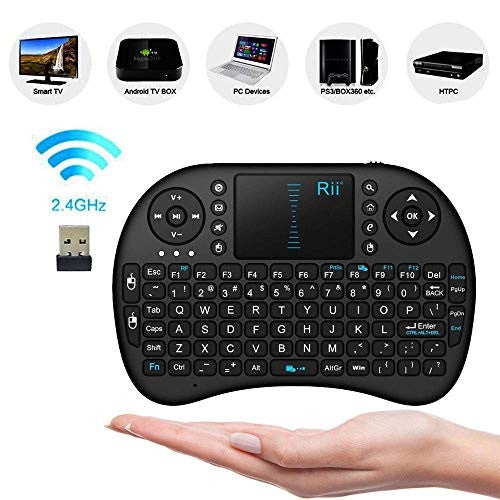 Mini Wireless Backlit Touchpad Keyboard for Smart TV, PC, Android